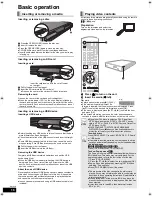 Preview for 16 page of Panasonic DMP-BD60GN Operating Instructions Manual