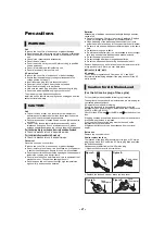 Preview for 2 page of Panasonic DMP-BDT270 Operating Instructions Manual