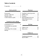 Preview for 4 page of Panasonic DMP-BDT271 Operating Instructions Manual