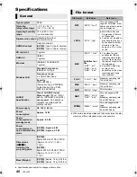 Preview for 40 page of Panasonic DMP-BDT330 Owner'S Manual