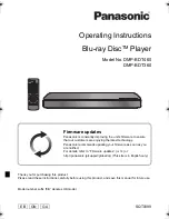 Panasonic DMP-BDT460 Operating Instructions Manual preview