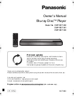 Panasonic DMP-BDT460 Owner'S Manual preview