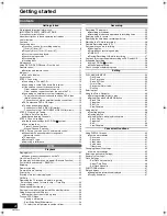 Preview for 4 page of Panasonic DMR-ES30VS Operating Instructions Manual