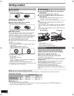 Preview for 8 page of Panasonic DMR-ES30VS Operating Instructions Manual