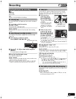 Preview for 27 page of Panasonic DMR-ES30VS Operating Instructions Manual