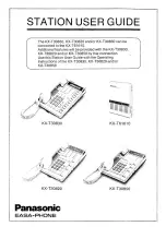 Panasonic EASA-PHONE KX-T30830 Station User'S Manual предпросмотр