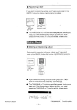 Предварительный просмотр 6 страницы Panasonic EASA-PHONE KX-T30830 Station User'S Manual