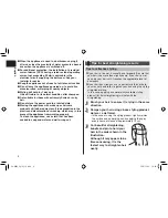 Предварительный просмотр 4 страницы Panasonic EH-HW58 Operating Instructions Manual