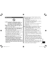 Предварительный просмотр 33 страницы Panasonic EH-HW58 Operating Instructions Manual