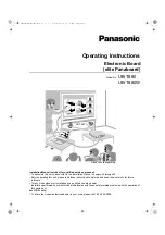 Panasonic ElitePANABOARD UB-T880W Operating Instructions Manual preview