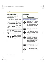 Предварительный просмотр 8 страницы Panasonic ElitePANABOARD UB-T880W Operating Instructions Manual