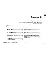 Preview for 3 page of Panasonic ER-GB80 Operating Instructions Manual