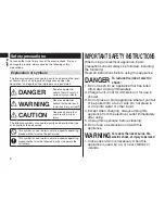 Preview for 4 page of Panasonic ER-GB80 Operating Instructions Manual