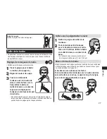 Preview for 27 page of Panasonic ER-GB80 Operating Instructions Manual