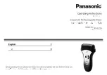Panasonic ES-LC20 Operating Instructions Manual preview