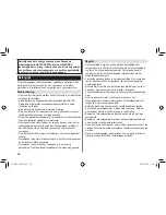 Предварительный просмотр 38 страницы Panasonic ES-RT53 Operating Instructions Manual