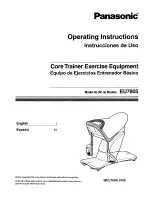 Panasonic EU7805K Operating Instructions Manual preview