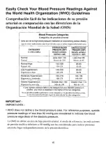 Preview for 16 page of Panasonic EW254 Operating Instructions Manual