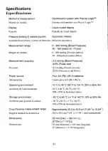 Preview for 22 page of Panasonic EW254 Operating Instructions Manual