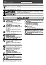 Preview for 2 page of Panasonic F-56NCL Operating And Installation Instructions