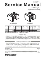 Panasonic FV-04WS2 Service Manual preview