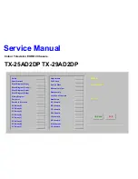 Panasonic Gaoo TX-29AD2DP Service Manual preview