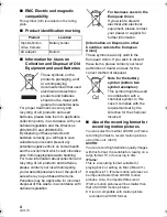 Preview for 4 page of Panasonic HC-V100M Operating Instructions Manual