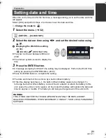 Preview for 21 page of Panasonic HC-V100M Operating Instructions Manual