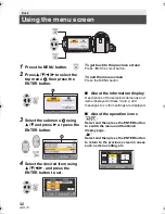 Preview for 32 page of Panasonic HC-V100M Operating Instructions Manual