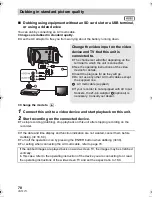 Preview for 78 page of Panasonic HC-V100M Operating Instructions Manual