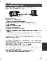 Preview for 87 page of Panasonic HC-V100M Operating Instructions Manual