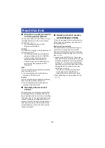 Предварительный просмотр 2 страницы Panasonic HC-W850 Operating Instructions Manual