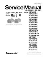 Panasonic HC-W850P Service Manual preview