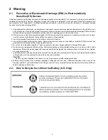 Preview for 4 page of Panasonic HC-W850P Service Manual