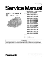 Preview for 1 page of Panasonic HDC-HS300P Service Manual