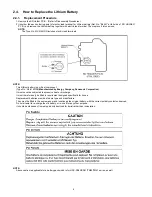 Preview for 6 page of Panasonic HDC-SD40P Service Manual