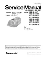 Panasonic HDC-SD600P Service Manual preview