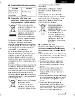 Preview for 3 page of Panasonic HDC-SD800 Basic Operating Instructions Manual