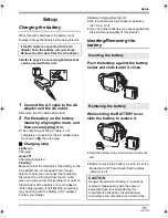 Предварительный просмотр 31 страницы Panasonic HDCSX5P - HD VIDEO CAMERA Operating Instructions Manual