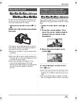 Предварительный просмотр 63 страницы Panasonic HDCSX5P - HD VIDEO CAMERA Operating Instructions Manual