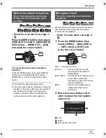 Предварительный просмотр 71 страницы Panasonic HDCSX5P - HD VIDEO CAMERA Operating Instructions Manual