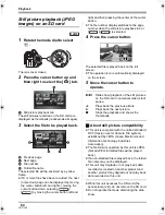 Предварительный просмотр 84 страницы Panasonic HDCSX5P - HD VIDEO CAMERA Operating Instructions Manual