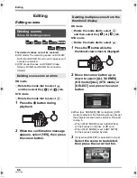 Предварительный просмотр 86 страницы Panasonic HDCSX5P - HD VIDEO CAMERA Operating Instructions Manual