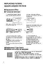 Предварительный просмотр 8 страницы Panasonic HEPA Logic EH3012 Operating Instructions Manual