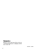 Предварительный просмотр 12 страницы Panasonic HEPA Logic EH3012 Operating Instructions Manual