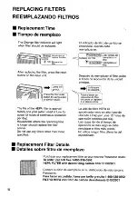 Предварительный просмотр 10 страницы Panasonic HEPA Logic EH3020 Operating Instructions Manual