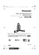 Panasonic HX-A100 Basic Operating Instructions Manual preview