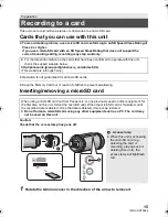 Preview for 15 page of Panasonic HX-A1M Basic Operating Instructions Manual