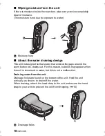 Preview for 18 page of Panasonic HX-WA03W Basic Owner'S Manual