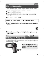 Preview for 35 page of Panasonic HX-WA03W Basic Owner'S Manual